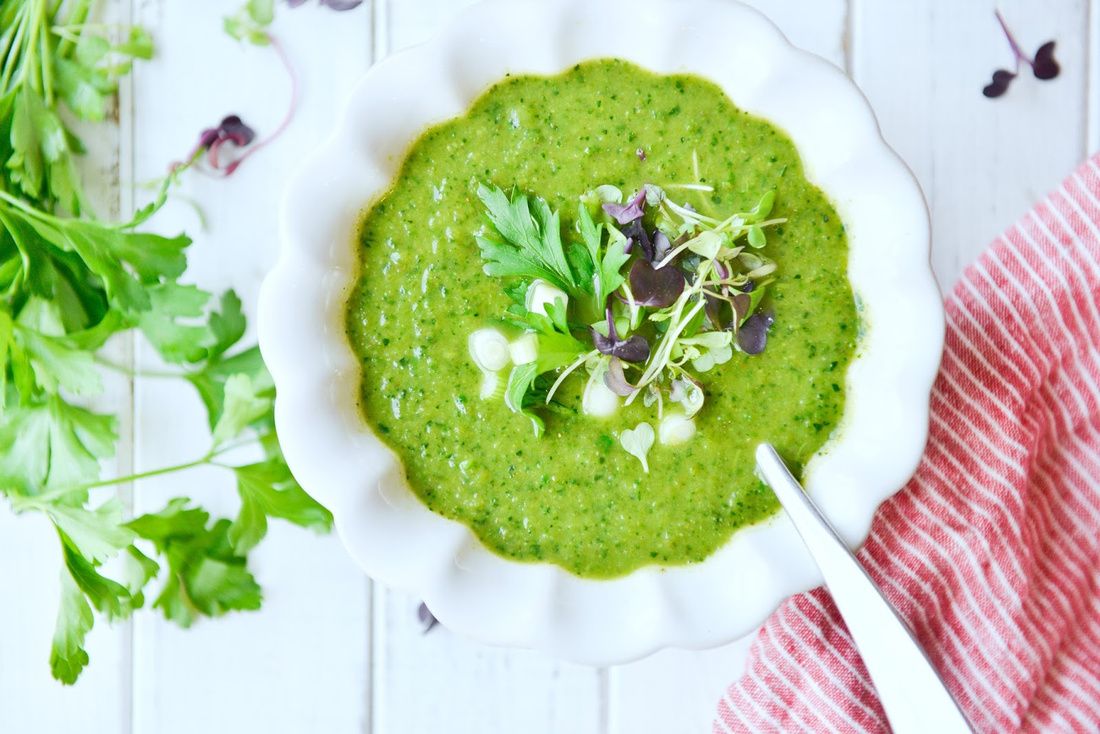 Green Kale Detox Soup | Nourishing Meals®
