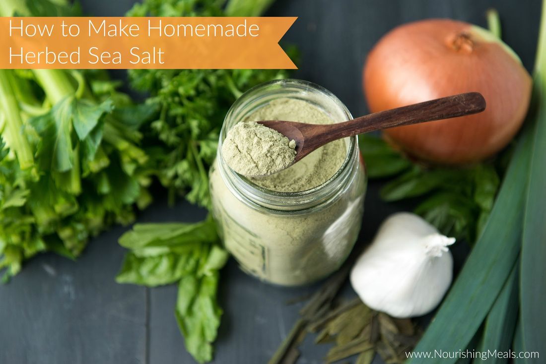 Homemade Herbed Sea Salt Recipe (Herbamare) | Nourishing Meals®