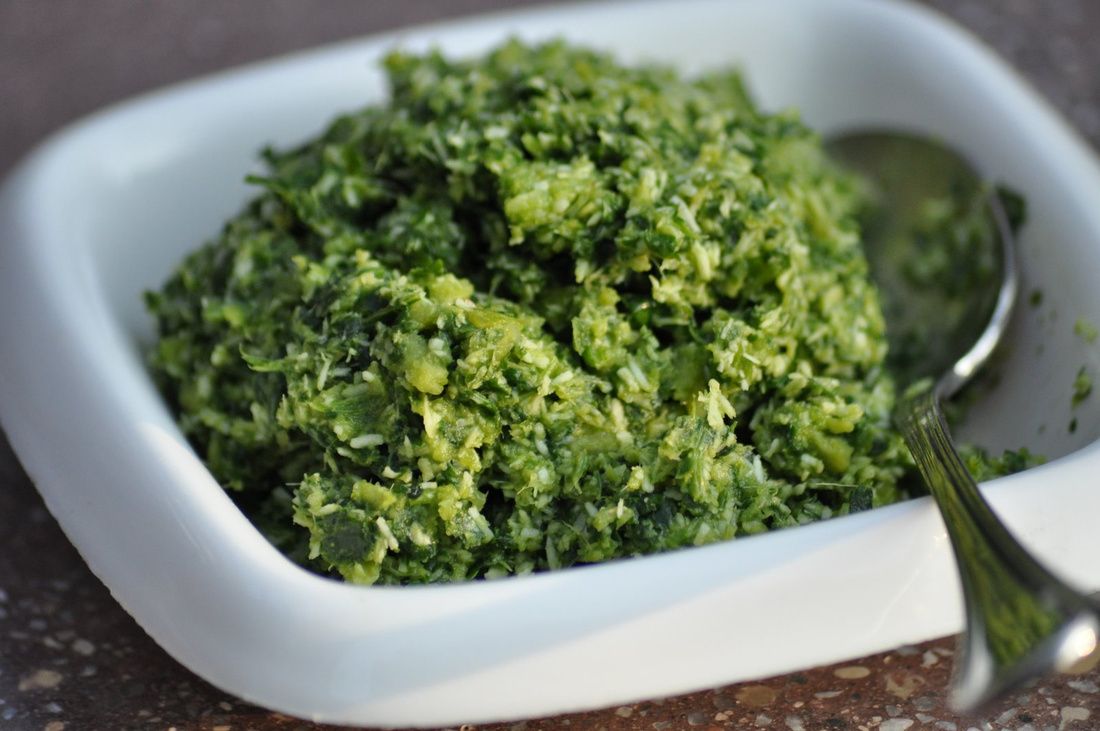 Raw Cilantro Lime Chutney