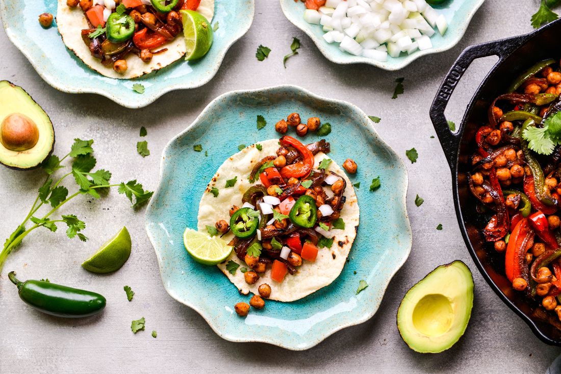 Chickpea Fajitas | Nourishing Meals®