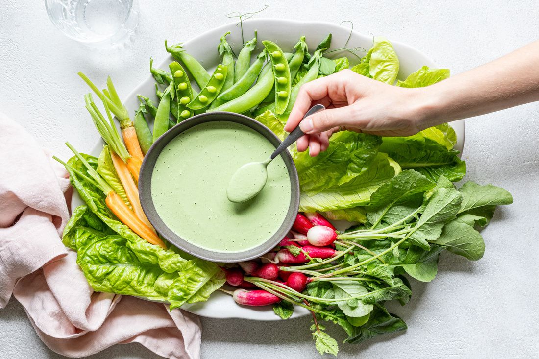 Yogurt Green Goddess Dip and Dressing | Nourishing Meals