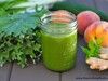 Peach Ginger Mint Green Smoothie