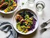 FISH TACO BOWLS WITH MANGO-AVOCADO SALSA-BLACK RICE-1
