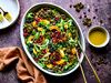 Fall Harvest Salad with Roasted Squash and Pomegranat-11