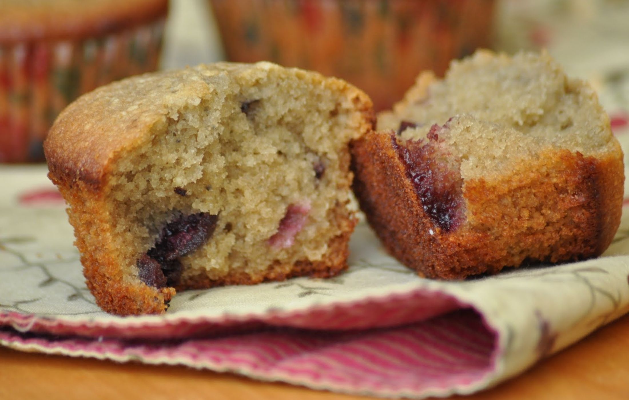 Gluten-Free Cherry Almond Muffins