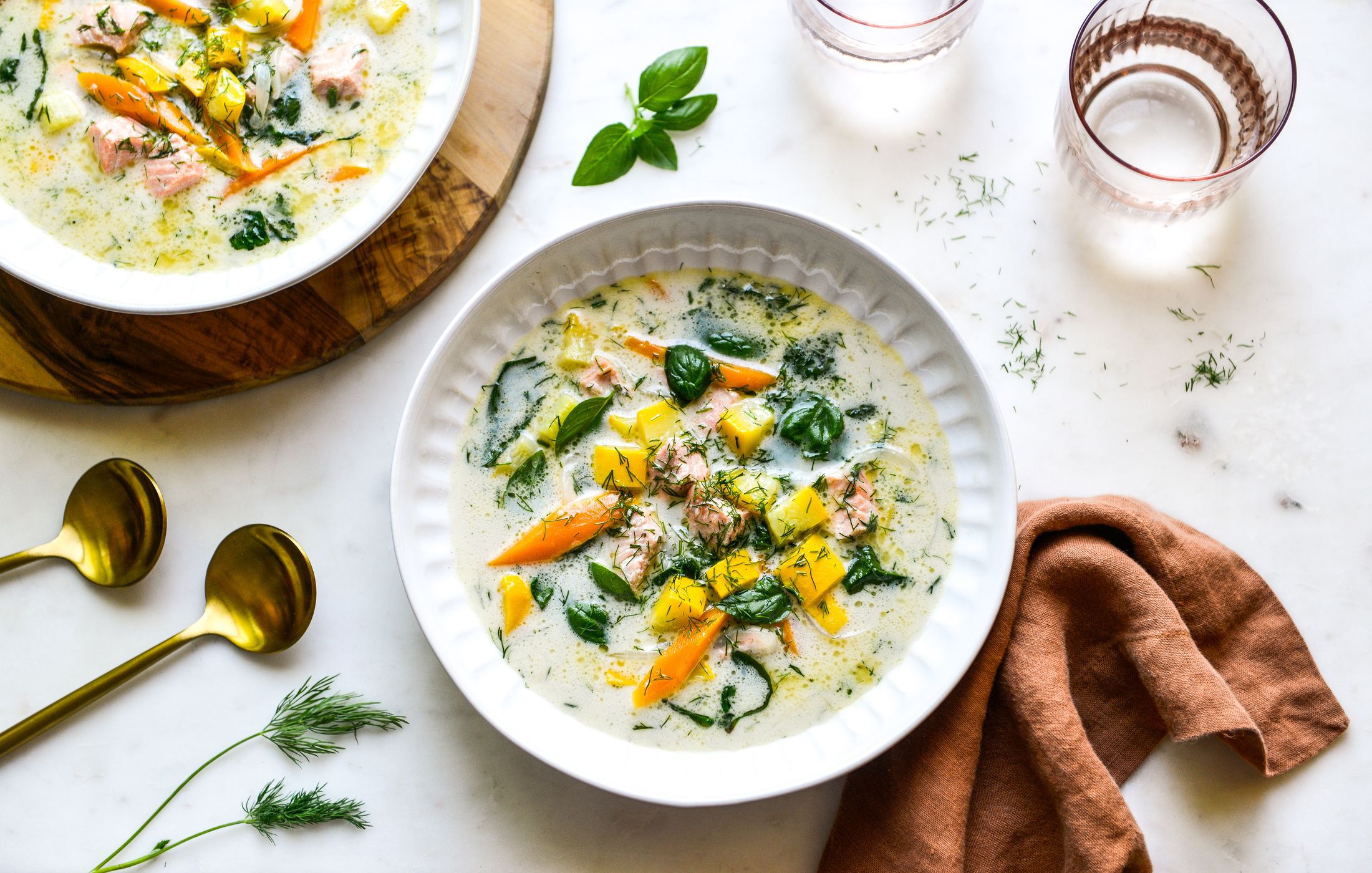 SUMMER VEGETABLE AND SALMON SOUP-DAIRY-FREE-1