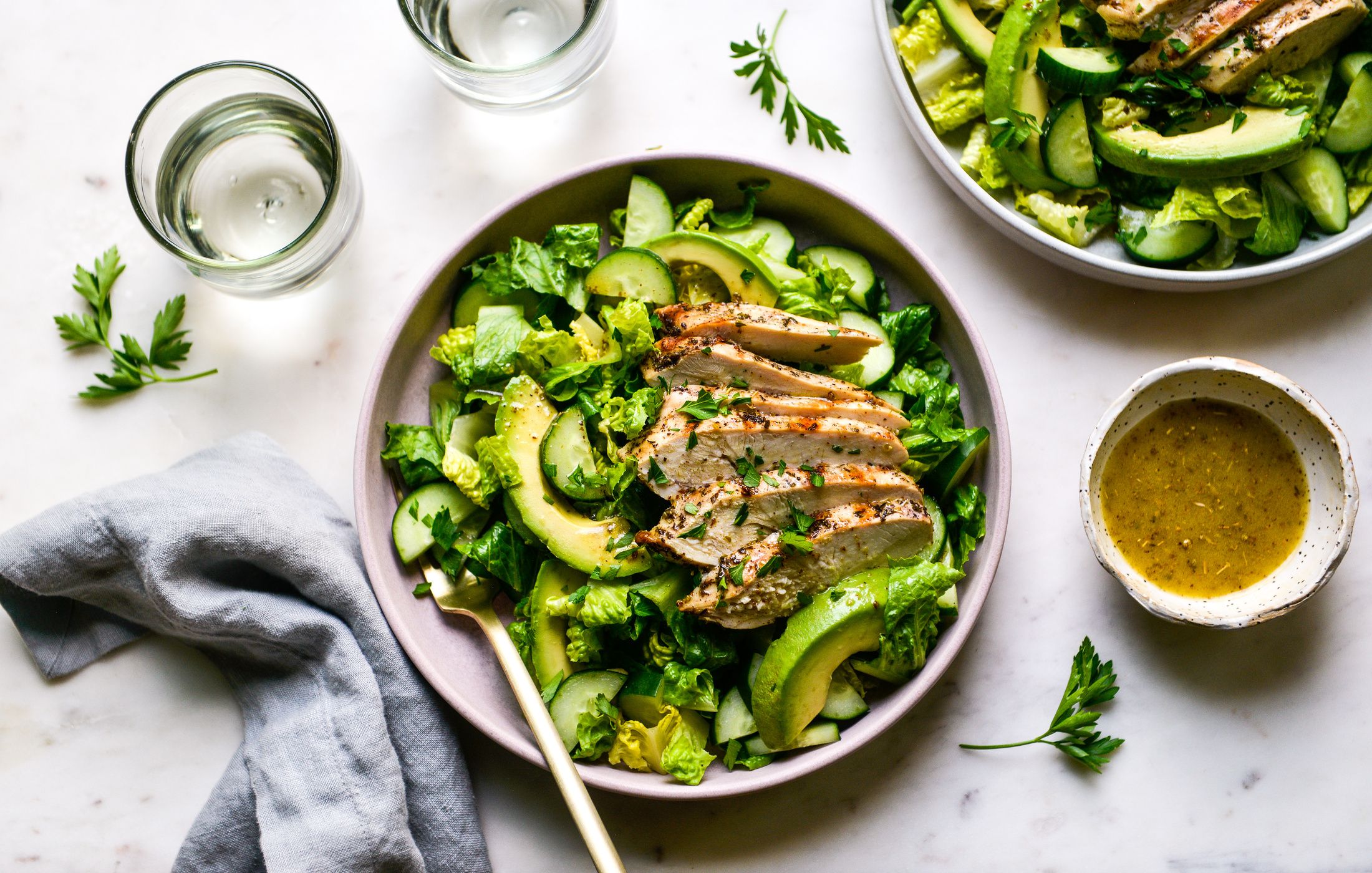 AIP LOW-FODMAP GRILLED CHICKEN SALAD-1