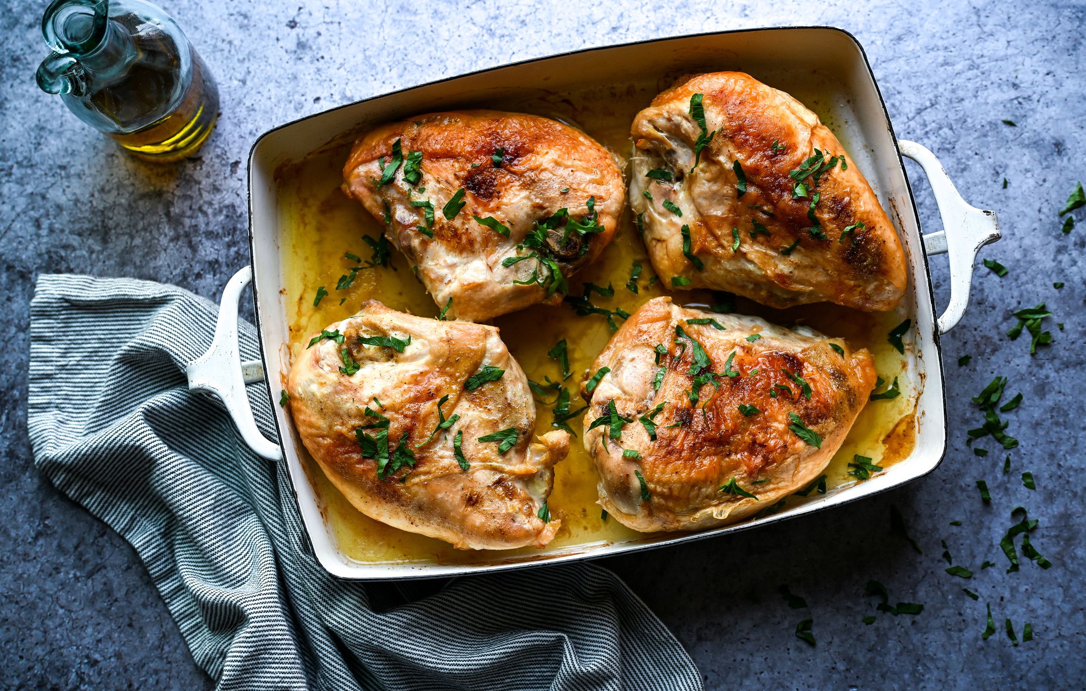 Basic Roasted Bone-In Chicken Breasts for Meal Prep-1