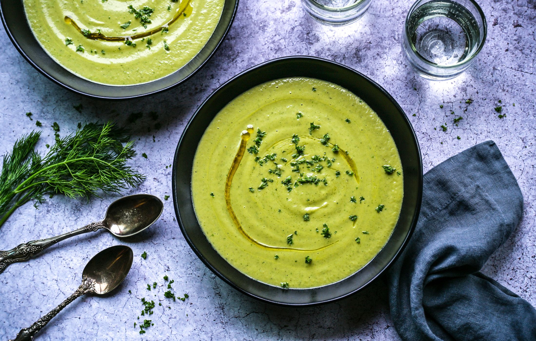 Creamy Zucchini and Fennel Spring Soup-1