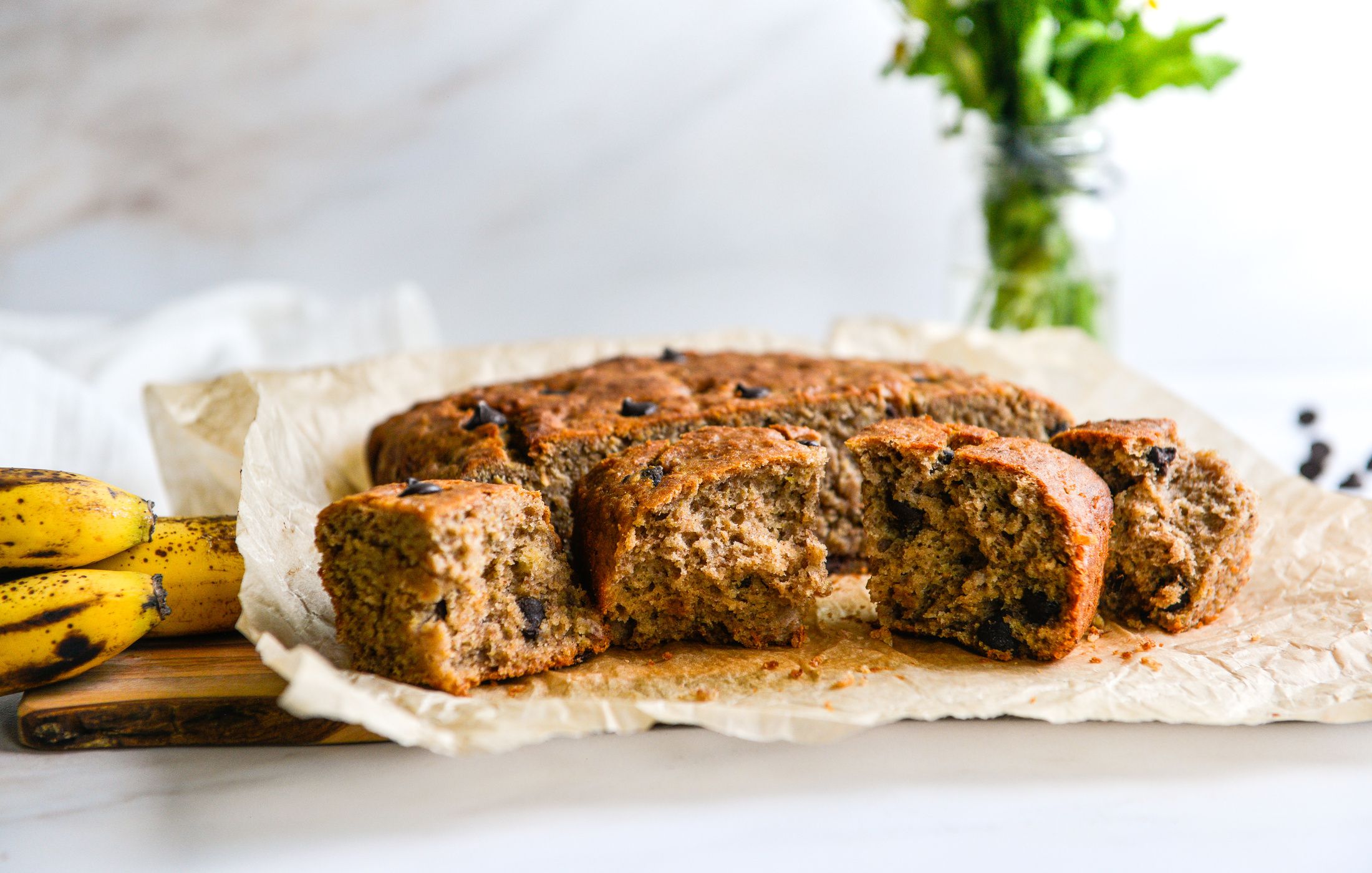 EGG-FREE GLUTEN-FREE CHOCOLATE CHIP BANANA FLAX BREAD-3
