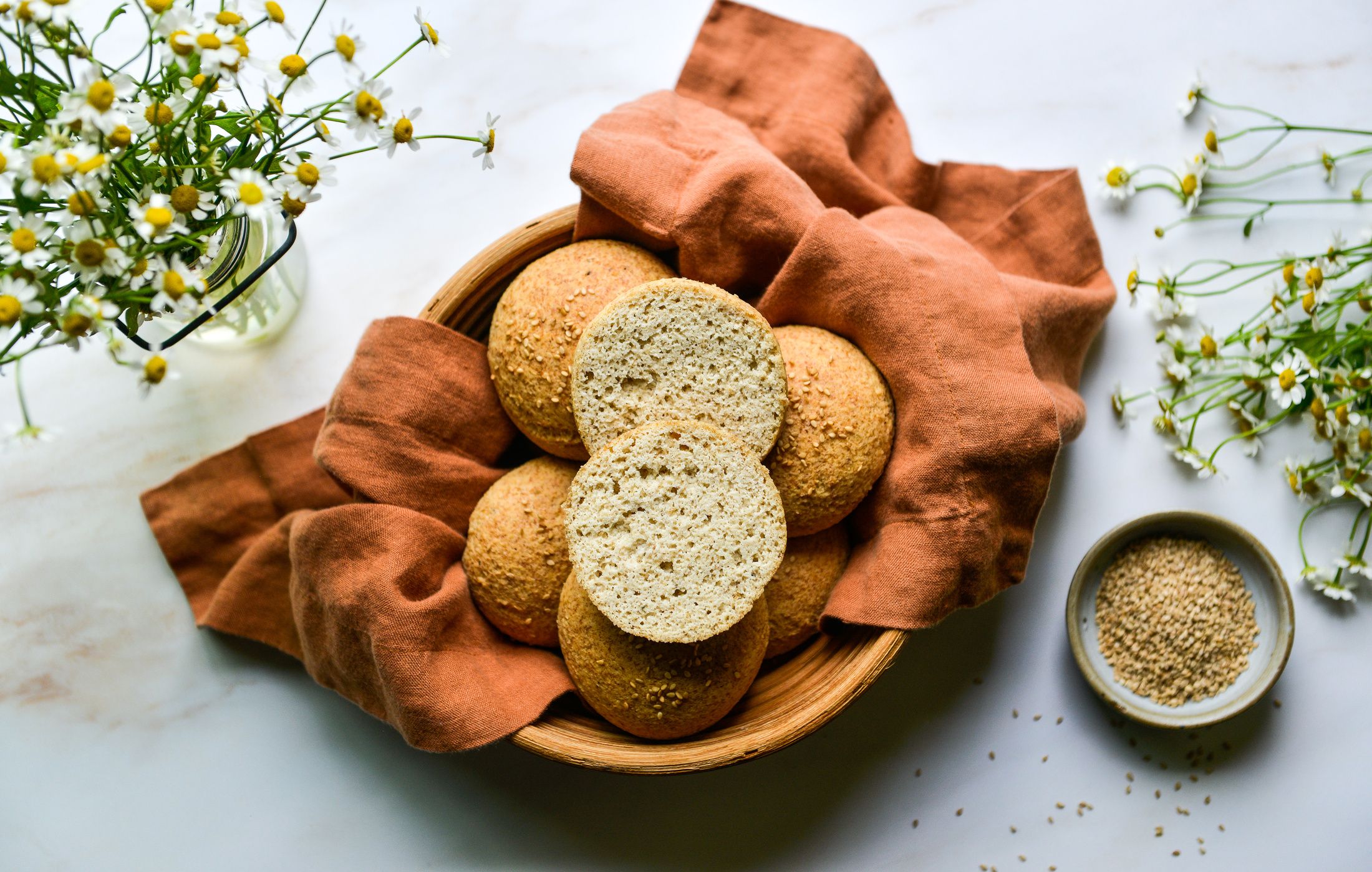 GRAIN-FREE YEAST-FREE KETO BREAD ROLLS-2
