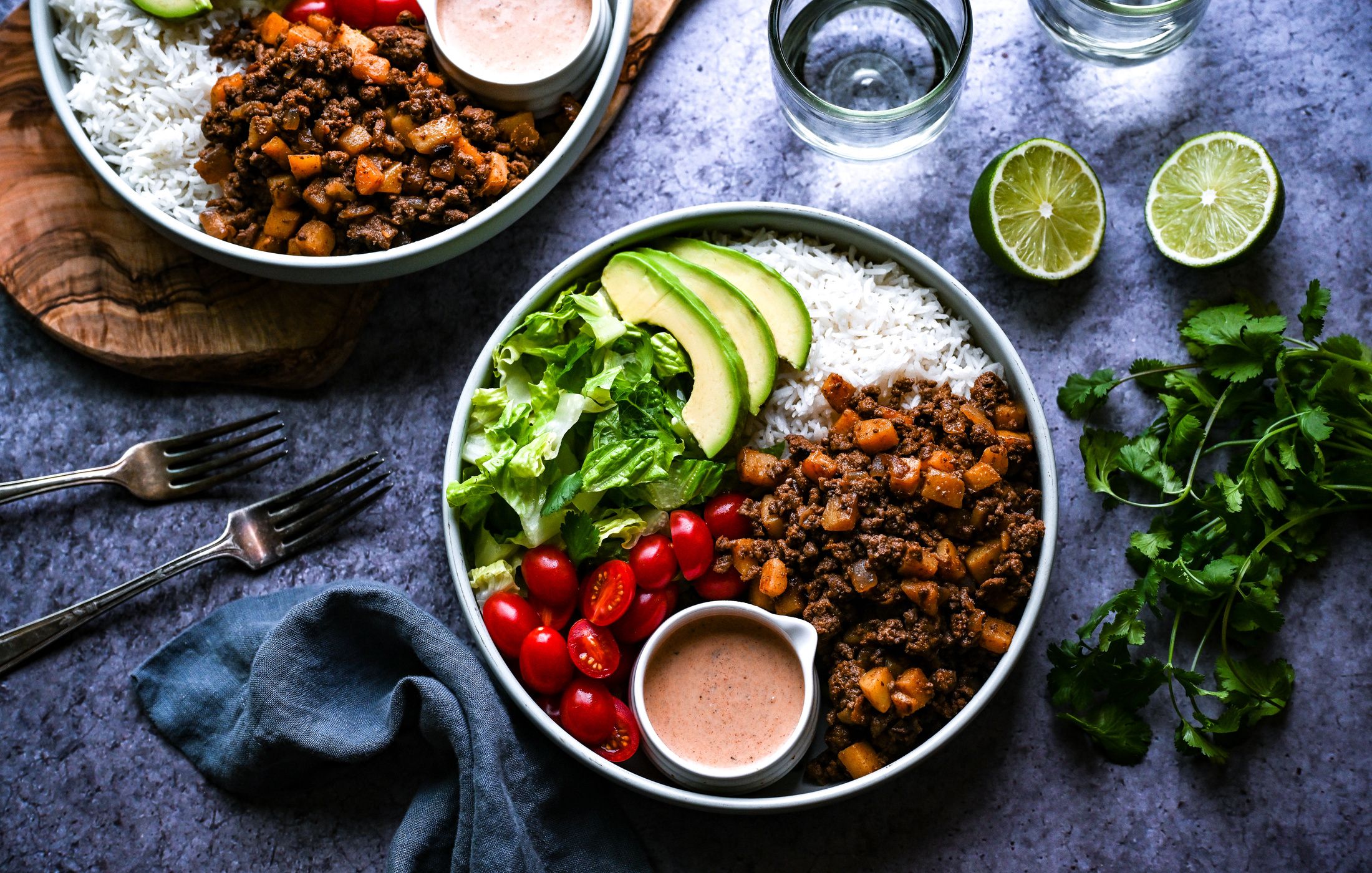 GROUND BEEF AND POTATO TACO BOWLS DAIRY-FREE-1