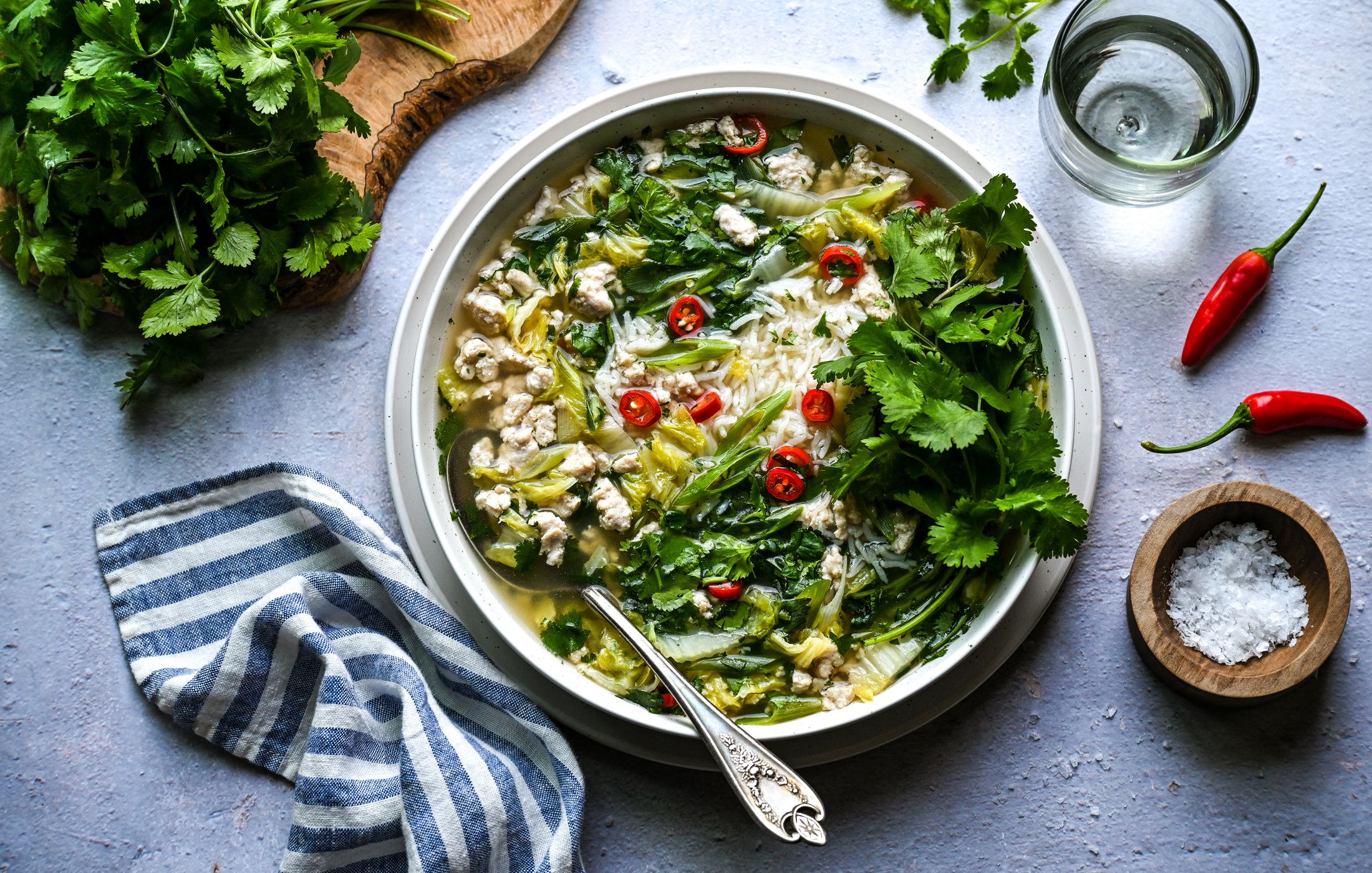 HERBY TURKEY CABBAGE AND LIME SOUP-1