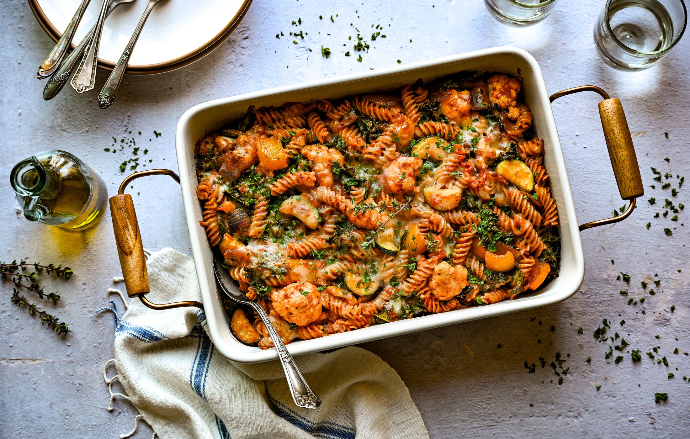 ITALIAN VEGETABLE PASTA BAKE GLUTEN-FREE-1
