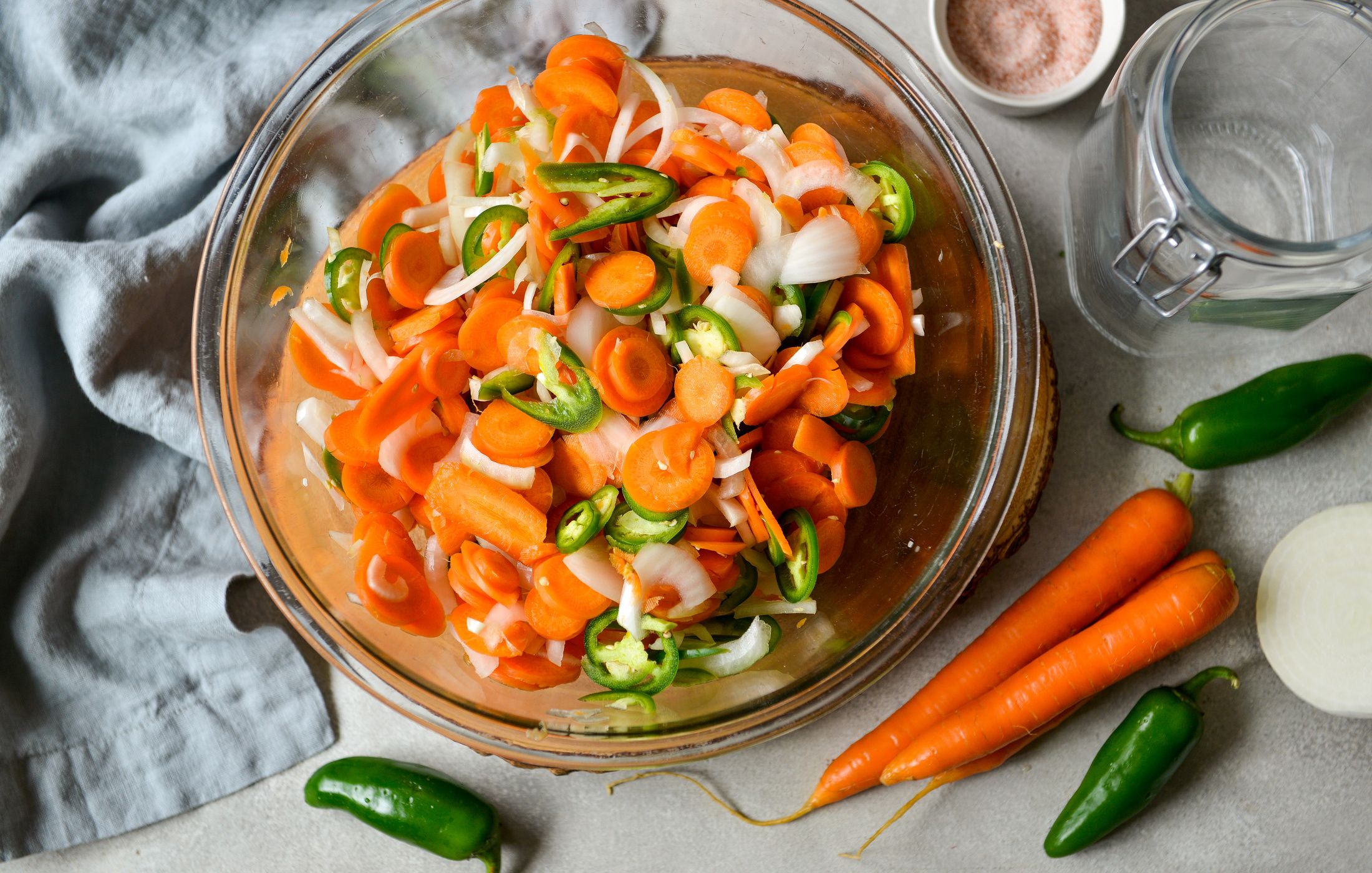 LACTO-FERMENTED CARROTS SWEET ONIONS JALAPEÑOS-2