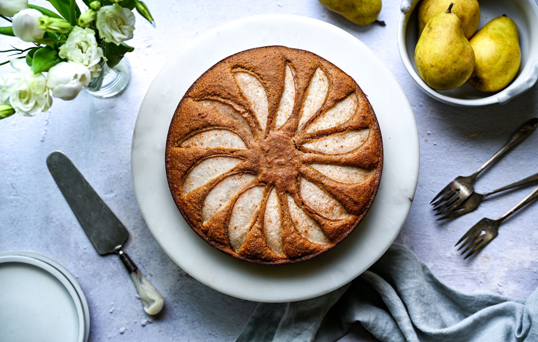 Pear and Cinnamon Tea Cake Grain-Free Dairy-Free-14