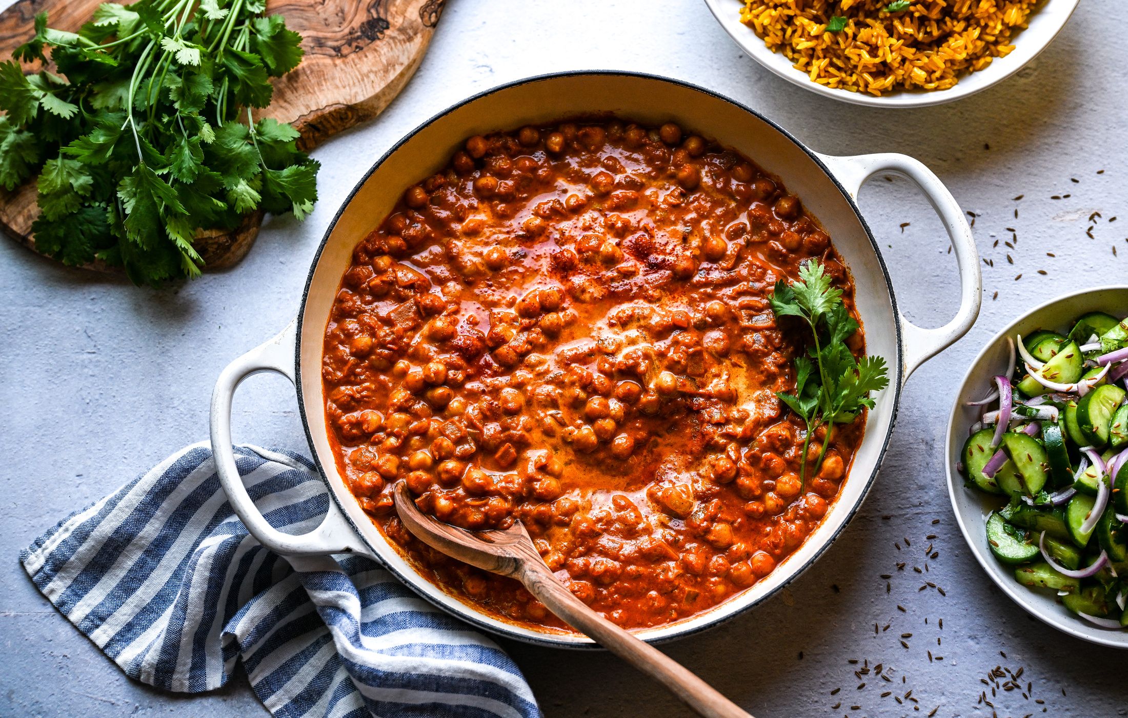 VEGETARIAN BUTTER CHICKPEAS-11