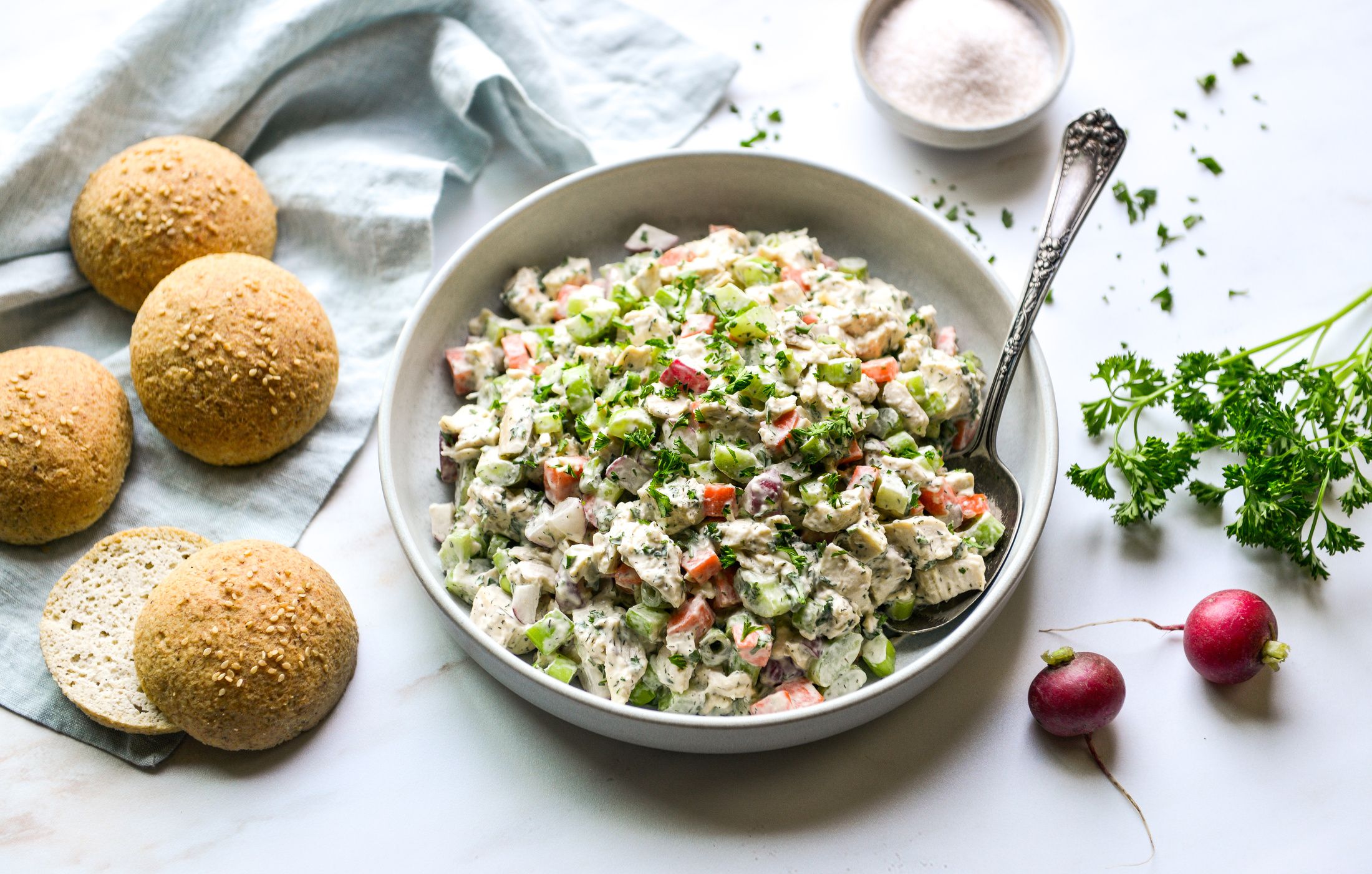 VEGGIE-LOADED CHICKEN SALAD-2