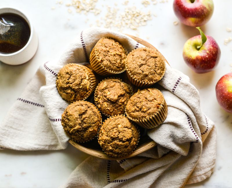 APPLE CINNAMON OAT MUFFINS-1