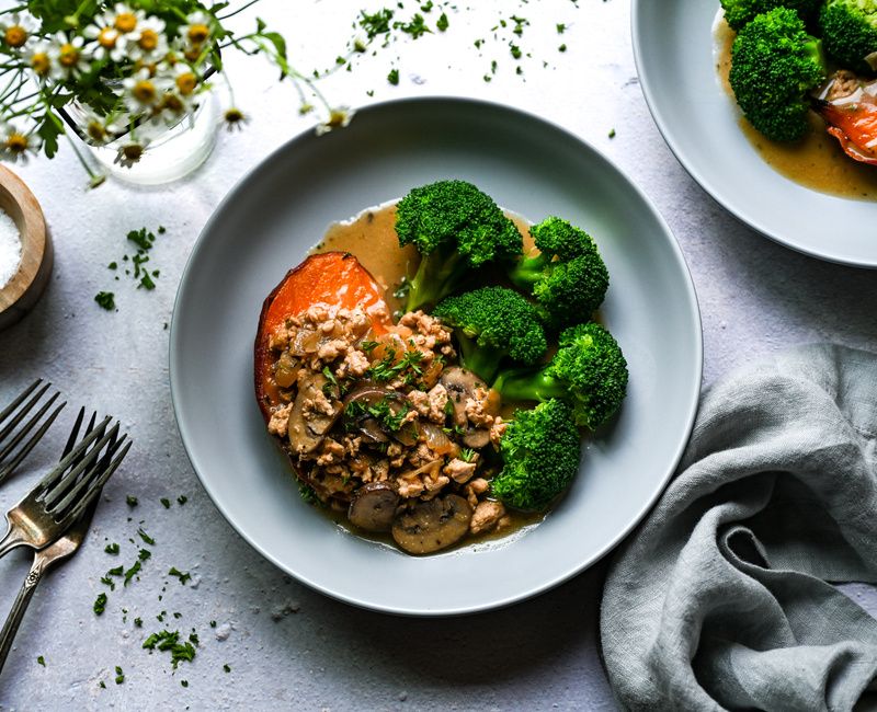 DAIRY-FREE GRAIN-FREE NUT-FREE AIP TURKEY MUSHROOM STROGANOFF