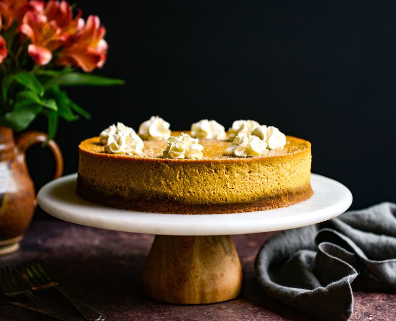 HIGH-PROTEIN MAPLE PUMPKIN CHEESECAKE-1