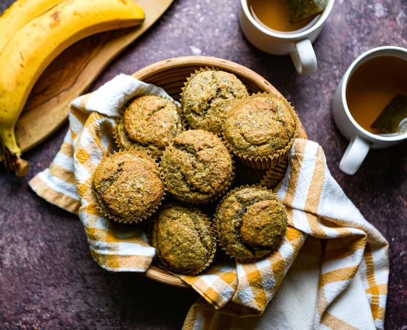 LOW-OXALATE GLUTEN-FREE BANANA FLAX MUFFINS-1