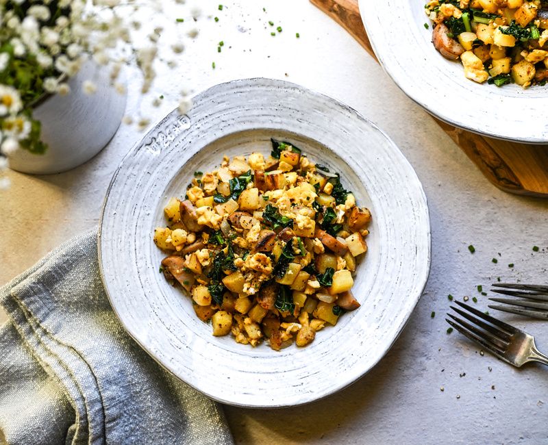 POTATO SAUSAGE EGG BREAKFAST HASH-1