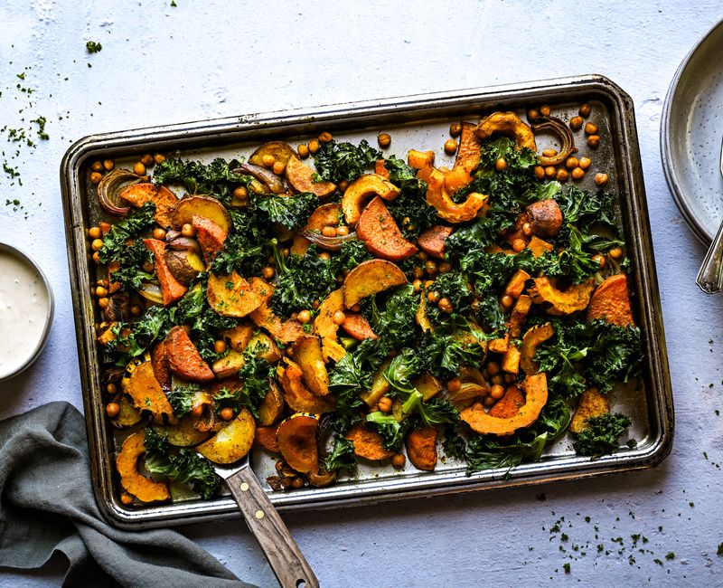 SHEET PAN HARVEST VEGETABLE AND CHICKPEA BOWLS-12
