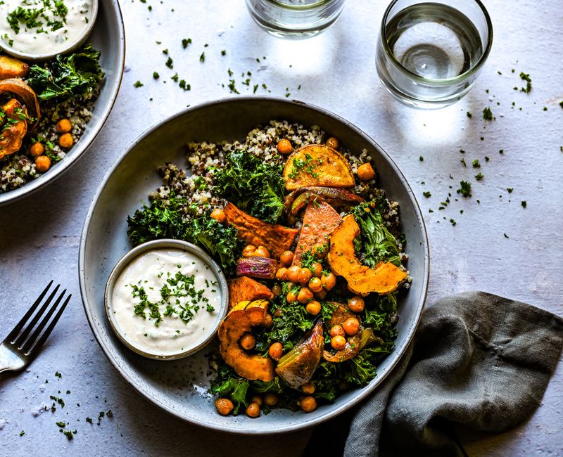 SHEET PAN HARVEST VEGETABLE AND CHICKPEA BOWLS-24