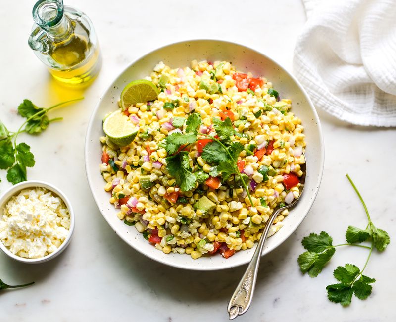 Sweet Corn Salad with Lime Vinaigrette-1