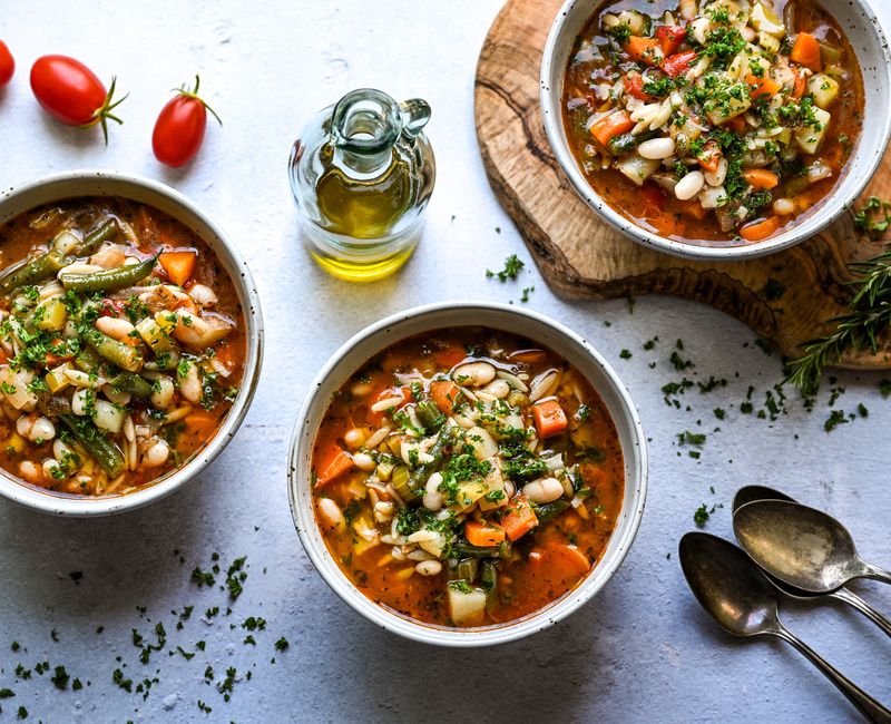 TUSCAN ORZO AND VEGETABLE SOUP-1