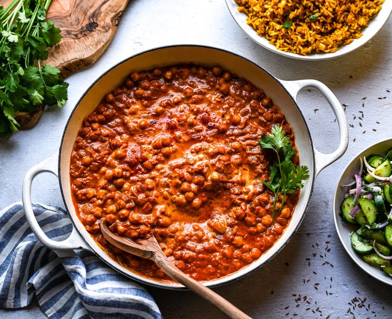 VEGETARIAN BUTTER CHICKPEAS-11