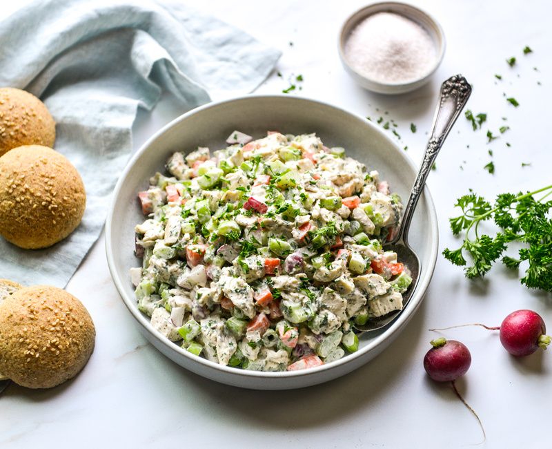 VEGGIE-LOADED CHICKEN SALAD-2