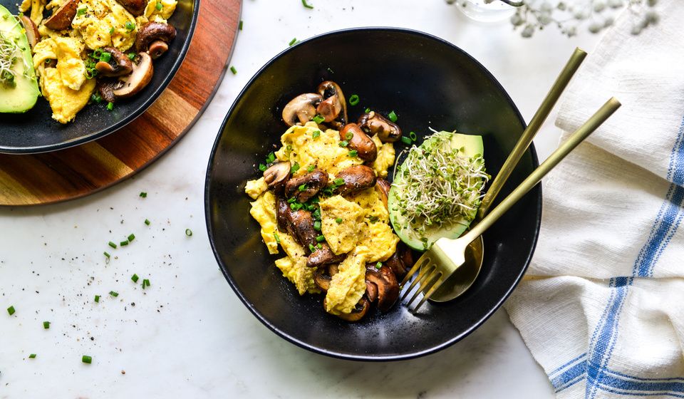 KETO EGG MUSHROOM BREAKFAST SCRAMBLE-1